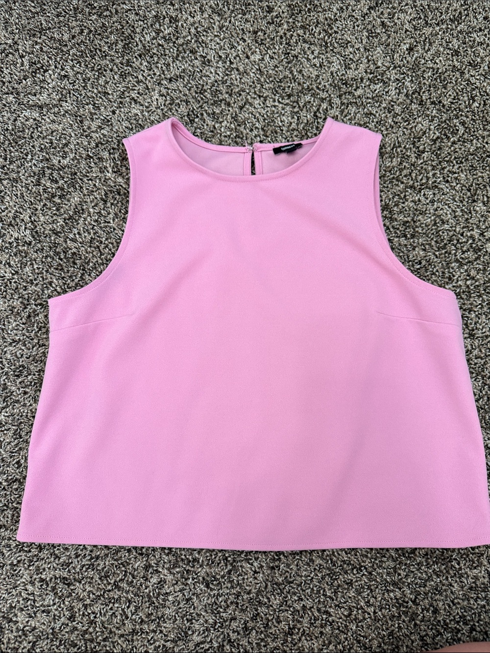 Express Sleeveless Pink Women's Crop Top